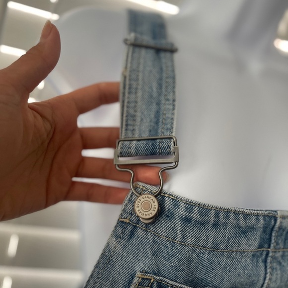 KanCan High Rise 90's Overall Shorts - Picture 5 of 11